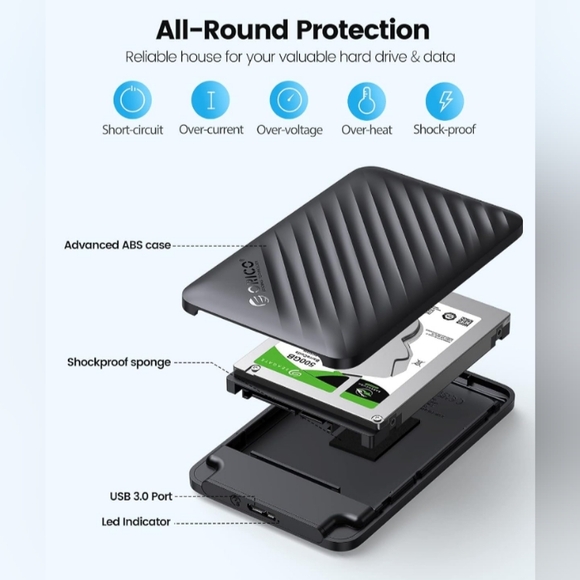 2.5" Hard Drive Enclosure - Picture 5 of 8